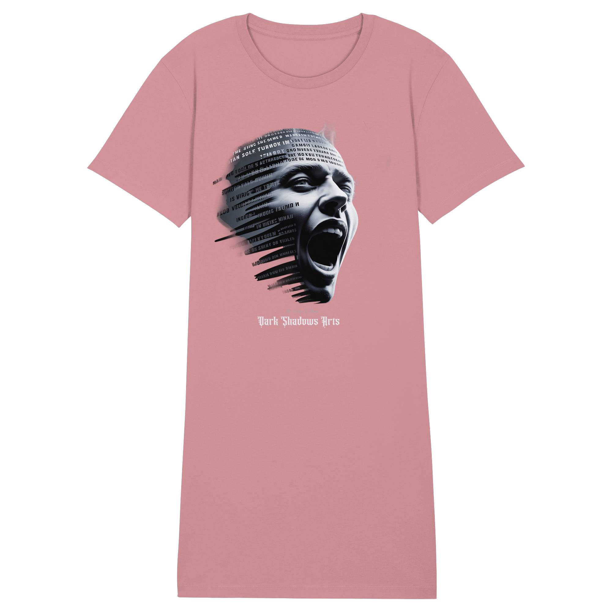 Stille Schreie - Ladies Organic Shirt Dress - Ladies Organic Shirt Dress | Lady - Shirts | Dark Shadows Arts