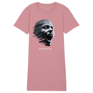 Stille Schreie - Ladies Organic Shirt Dress - Ladies Organic Shirt Dress | Lady - Shirts | Dark Shadows Arts