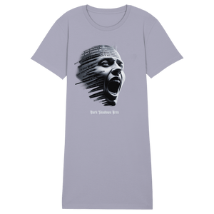 Stille Schreie - Ladies Organic Shirt Dress - Ladies Organic Shirt Dress | Lady - Shirts | Dark Shadows Arts