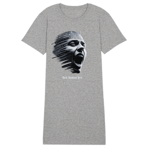 Stille Schreie - Ladies Organic Shirt Dress - Ladies Organic Shirt Dress | Lady - Shirts | Dark Shadows Arts