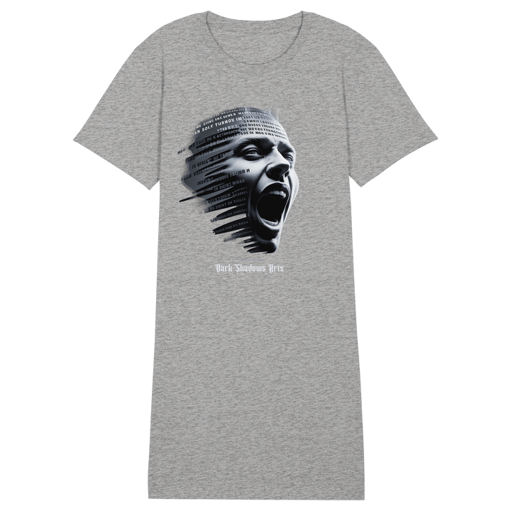 Stille Schreie - Ladies Organic Shirt Dress - Ladies Organic Shirt Dress | Lady - Shirts | Dark Shadows Arts