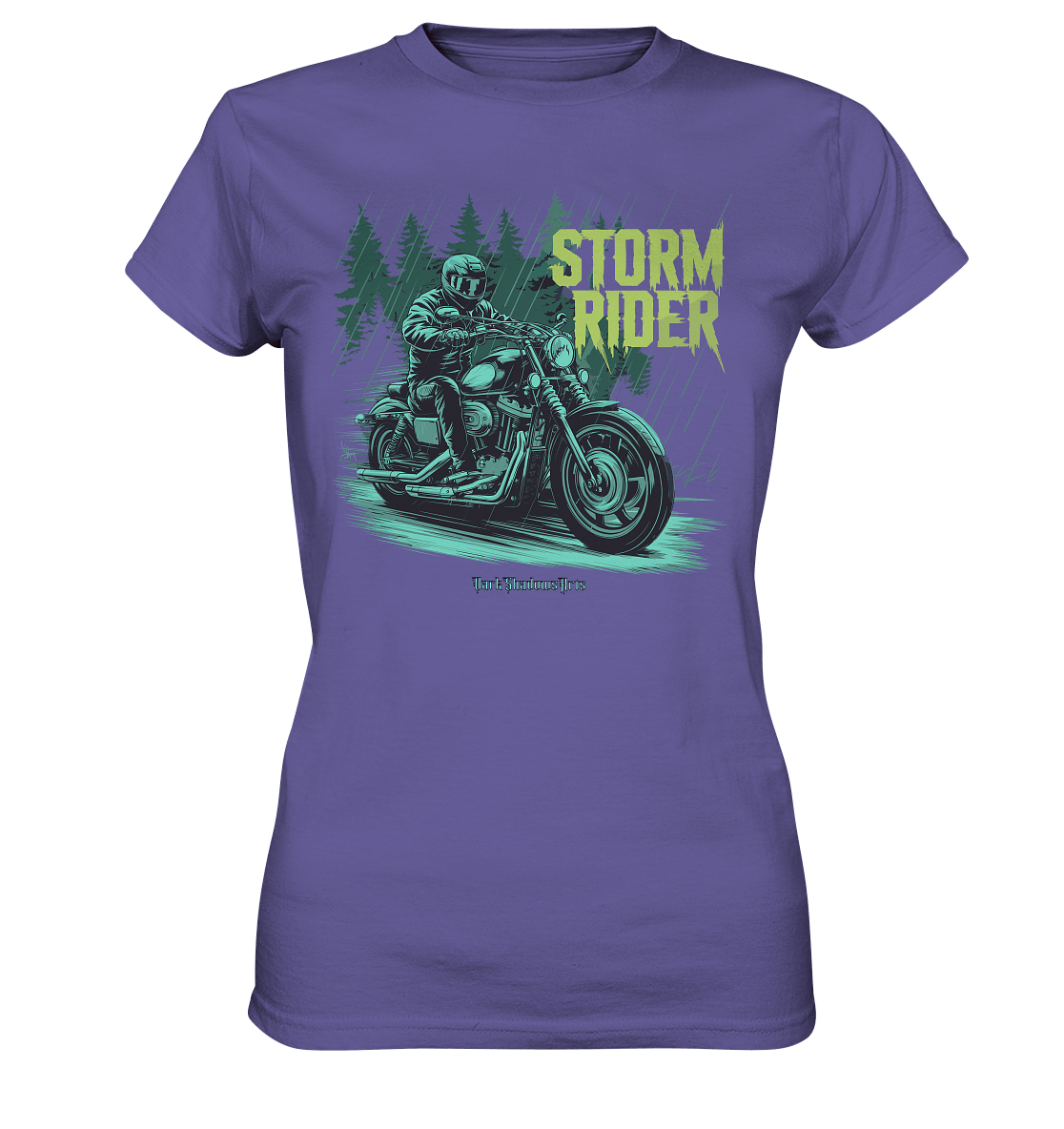 Storm Rider - Durch Sturm und Wald - Ladies Premium Shirt | Lady - Shirts | Dark Shadows Arts