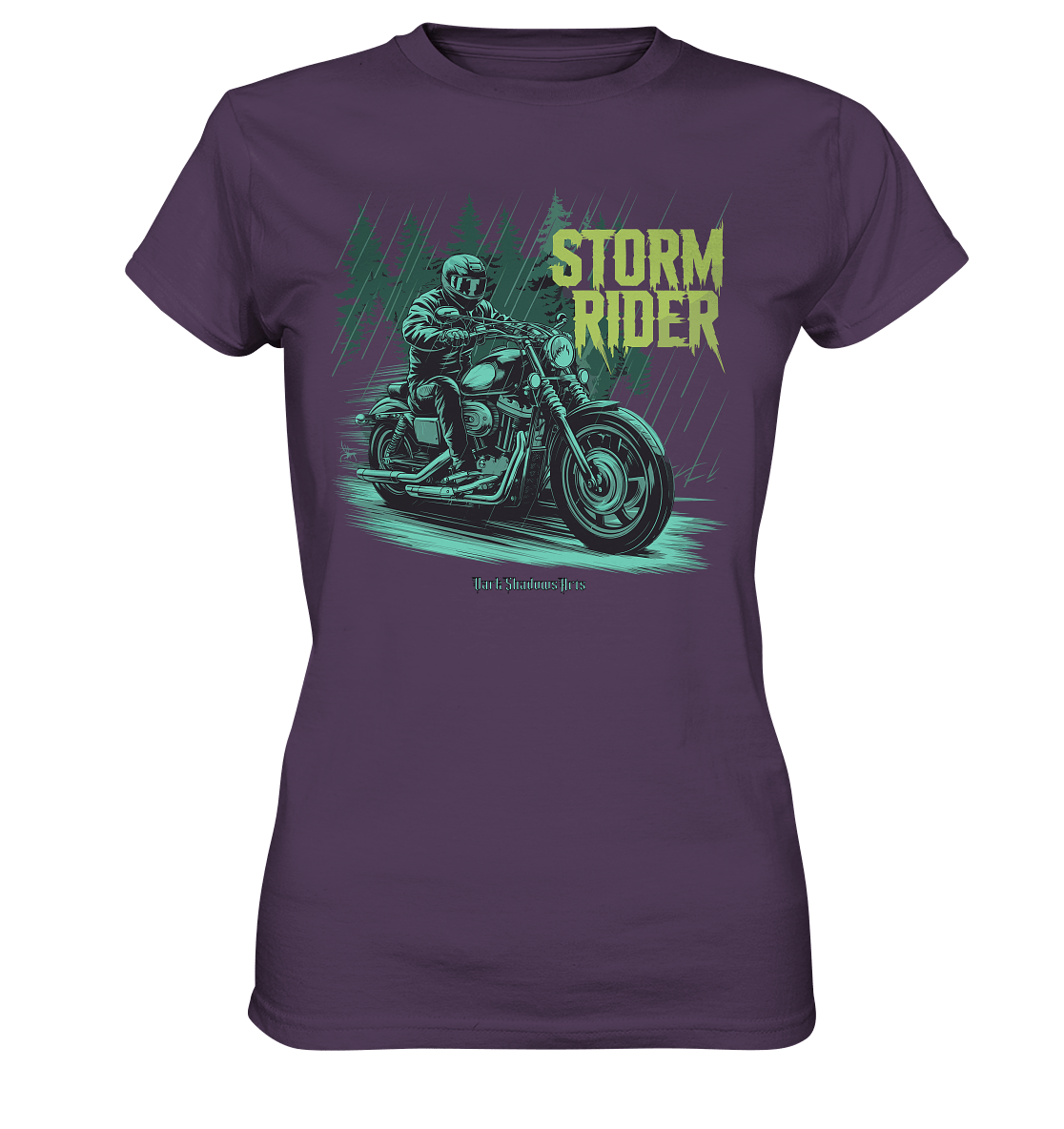 Storm Rider - Durch Sturm und Wald - Ladies Premium Shirt | Lady - Shirts | Dark Shadows Arts