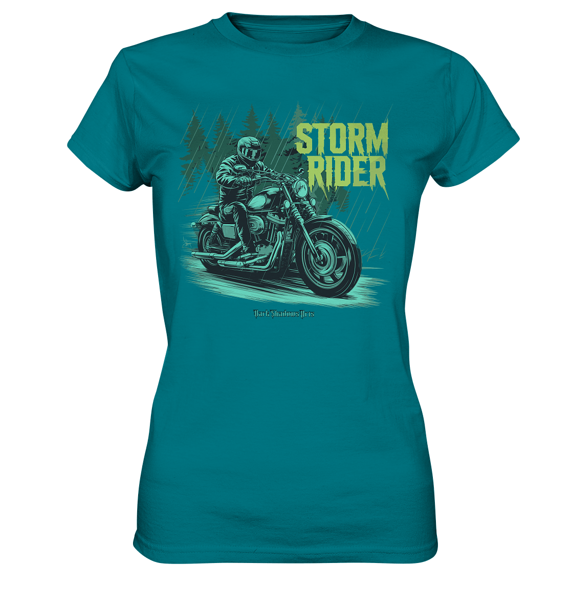 Storm Rider - Durch Sturm und Wald - Ladies Premium Shirt | Lady - Shirts | Dark Shadows Arts
