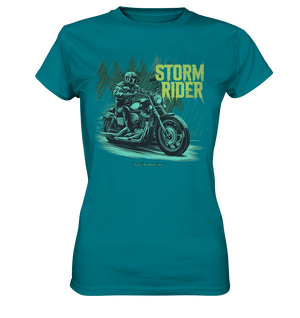Storm Rider - Durch Sturm und Wald - Ladies Premium Shirt | Lady - Shirts | Dark Shadows Arts