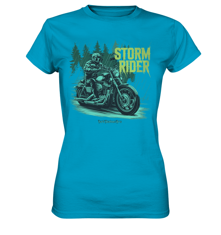 Storm Rider - Durch Sturm und Wald - Ladies Premium Shirt | Lady - Shirts | Dark Shadows Arts