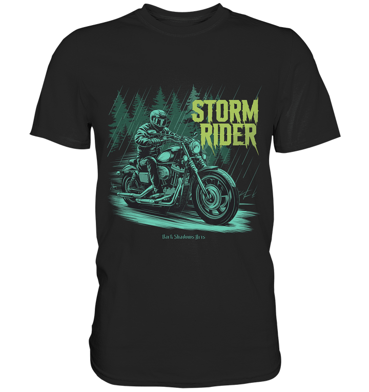 Storm Rider - Durch Sturm und Wald - Premium Shirt | Unisex - Shirts | Dark Shadows Arts