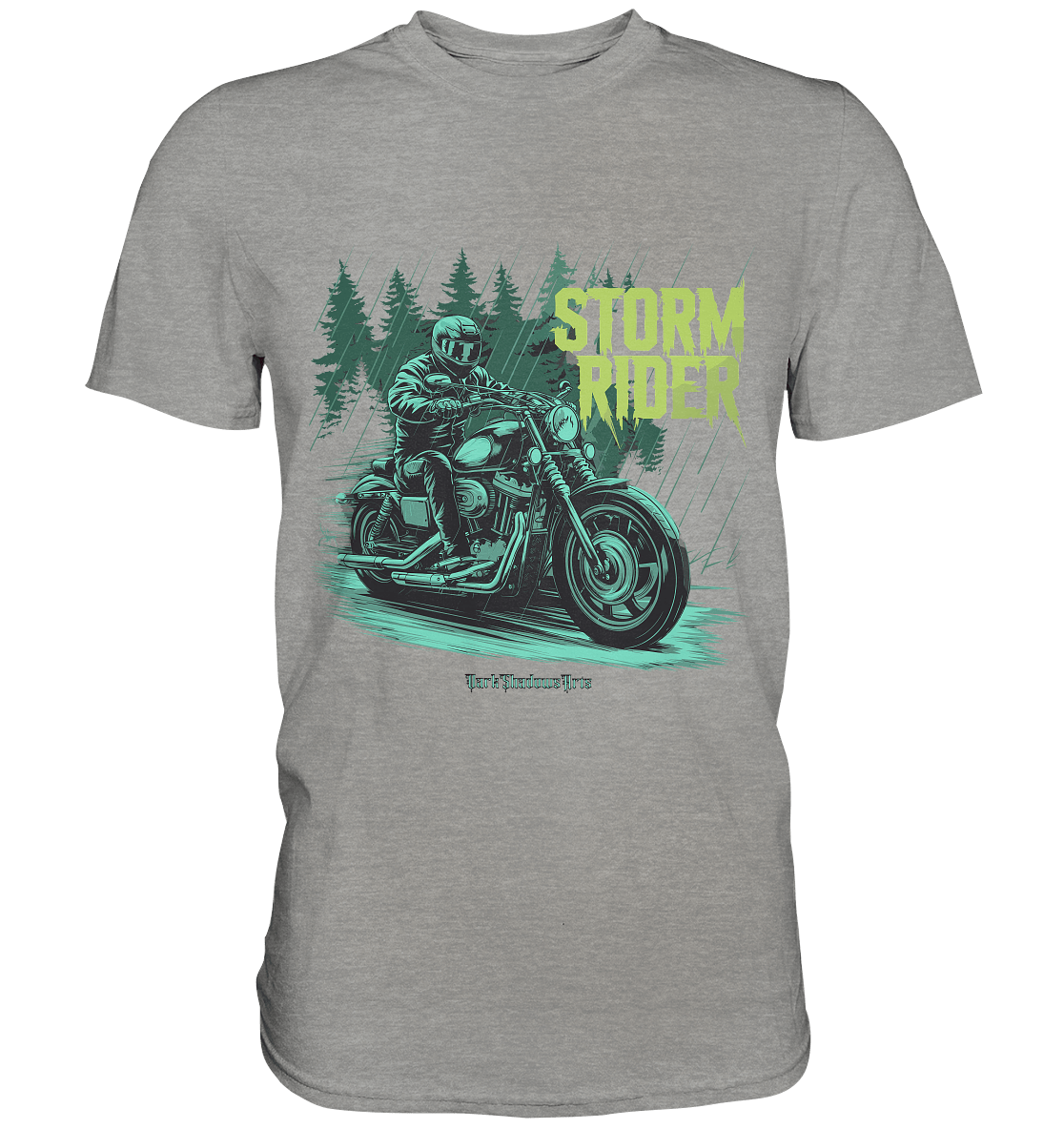 Storm Rider - Durch Sturm und Wald - Premium Shirt | Unisex - Shirts | Dark Shadows Arts