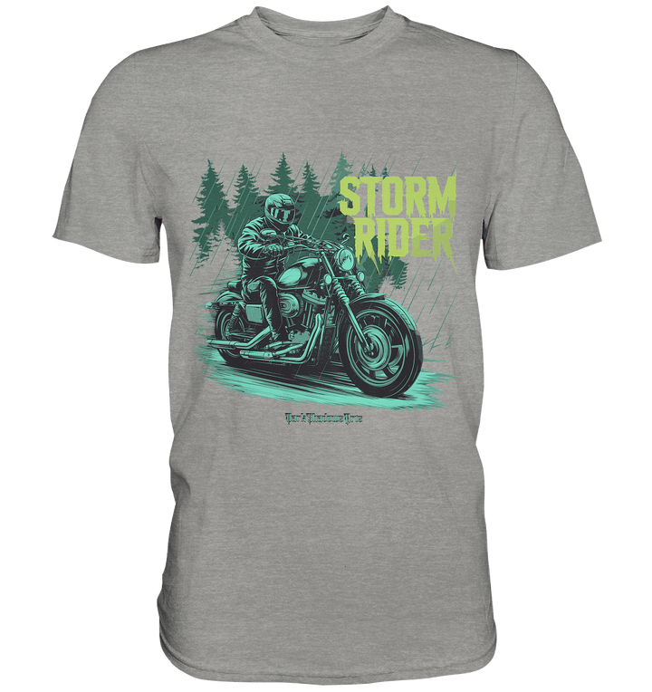 Storm Rider - Durch Sturm und Wald - Premium Shirt | Unisex - Shirts | Dark Shadows Arts