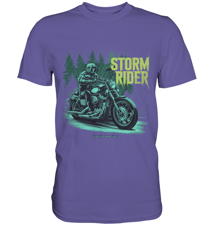 Storm Rider - Durch Sturm und Wald - Premium Shirt | Unisex - Shirts | Dark Shadows Arts