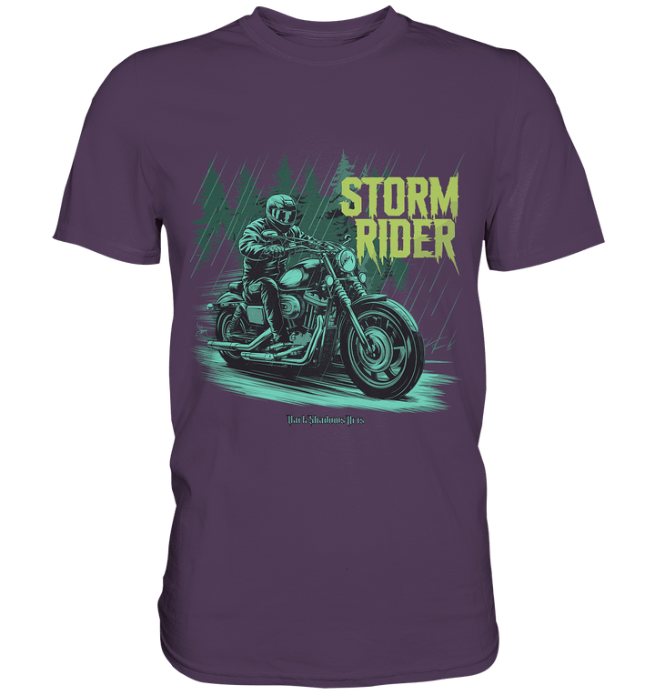 Storm Rider - Durch Sturm und Wald - Premium Shirt | Unisex - Shirts | Dark Shadows Arts