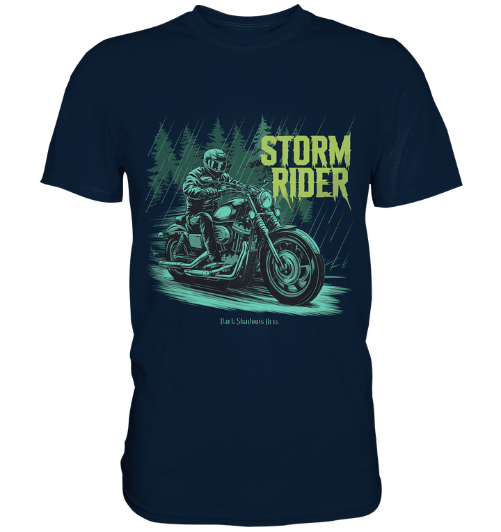 Storm Rider - Durch Sturm und Wald - Premium Shirt | Unisex - Shirts | Dark Shadows Arts