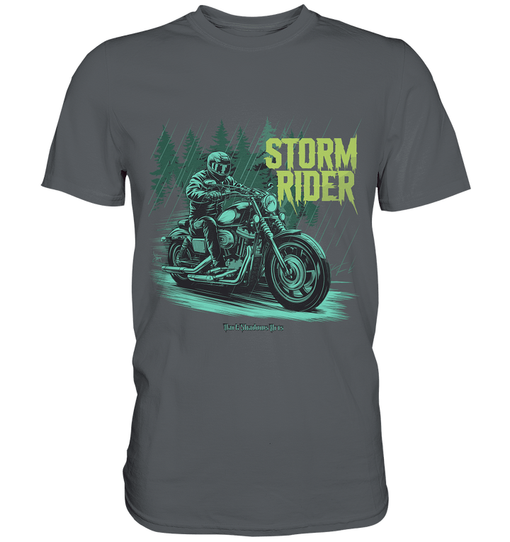 Storm Rider - Durch Sturm und Wald - Premium Shirt | Unisex - Shirts | Dark Shadows Arts