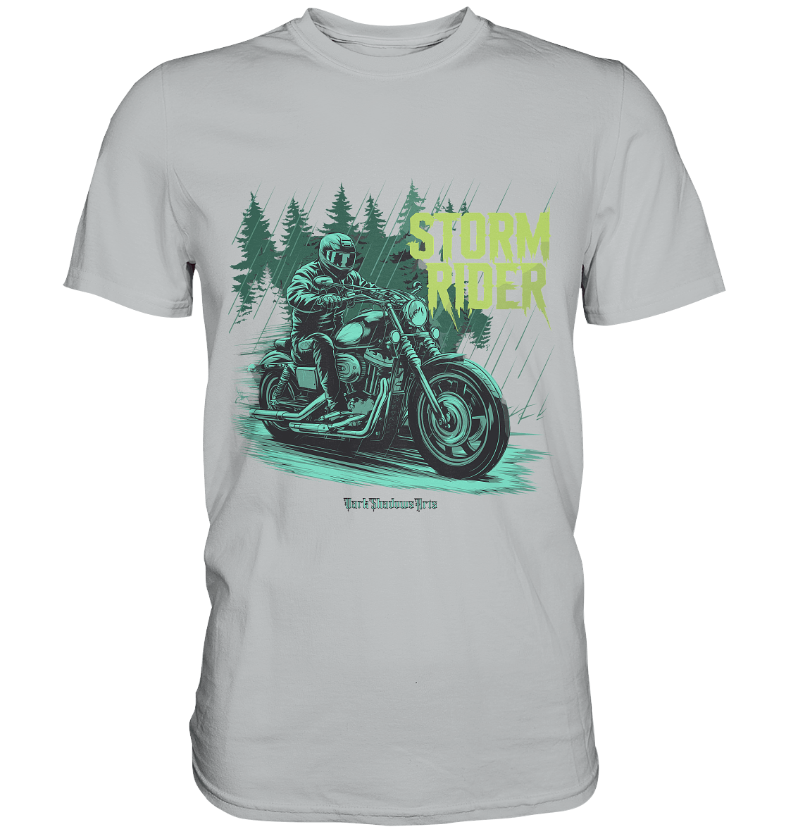 Storm Rider - Durch Sturm und Wald - Premium Shirt | Unisex - Shirts | Dark Shadows Arts