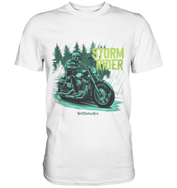 Storm Rider - Durch Sturm und Wald - Premium Shirt | Unisex - Shirts | Dark Shadows Arts