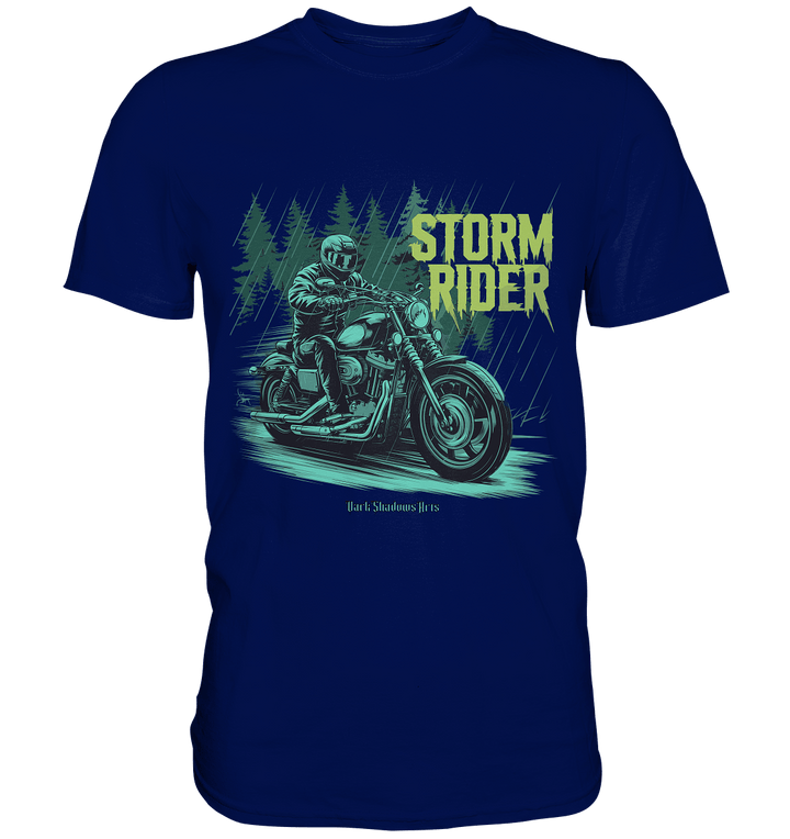 Storm Rider - Durch Sturm und Wald - Premium Shirt | Unisex - Shirts | Dark Shadows Arts