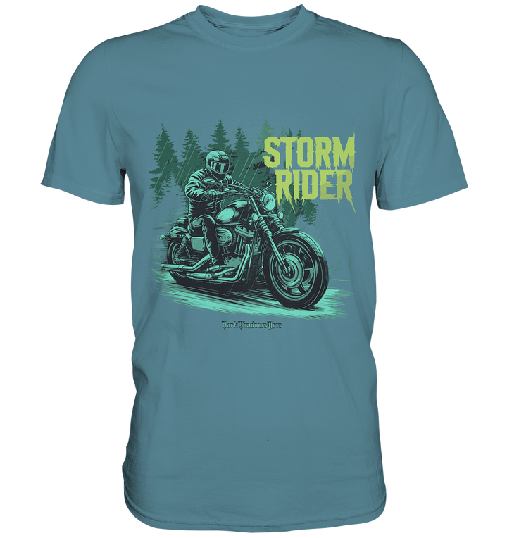Storm Rider - Durch Sturm und Wald - Premium Shirt | Unisex - Shirts | Dark Shadows Arts