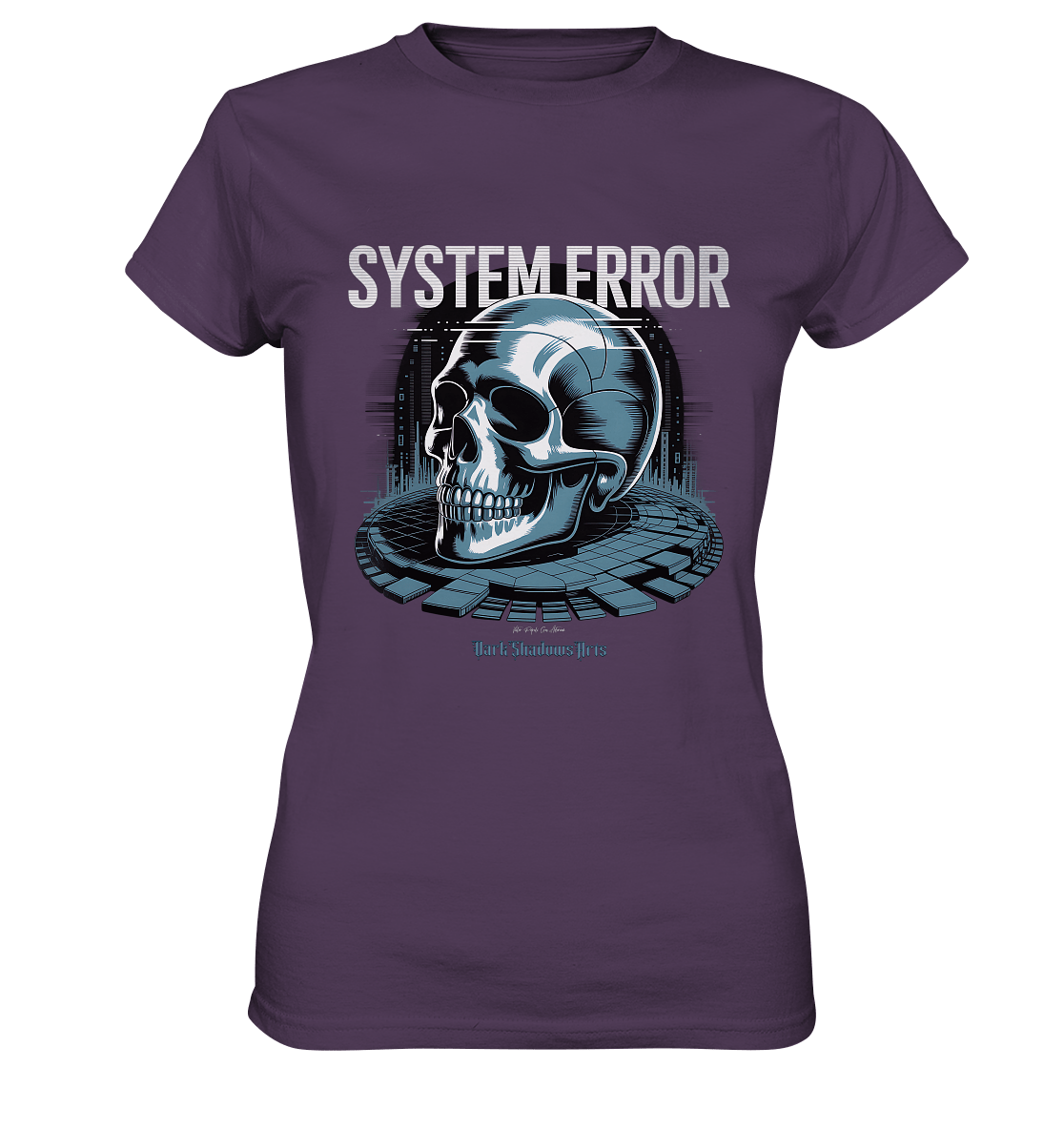 System Error - Digitale Dystopie und Cyber - Gothic Kunst - Ladies Premium Shirt | Lady - Shirts | Dark Shadows Arts