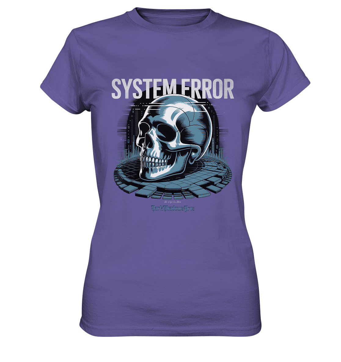 System Error - Digitale Dystopie und Cyber - Gothic Kunst - Ladies Premium Shirt | Lady - Shirts | Dark Shadows Arts