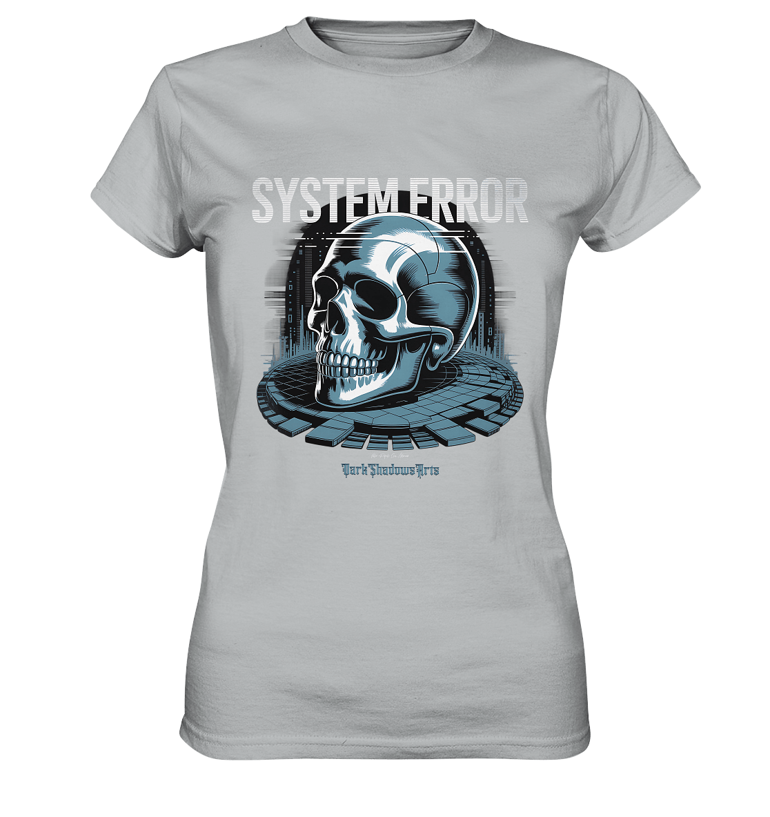 System Error - Digitale Dystopie und Cyber - Gothic Kunst - Ladies Premium Shirt | Lady - Shirts | Dark Shadows Arts