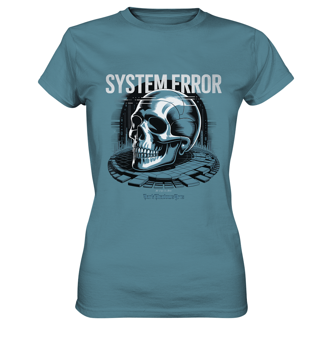 System Error - Digitale Dystopie und Cyber - Gothic Kunst - Ladies Premium Shirt | Lady - Shirts | Dark Shadows Arts