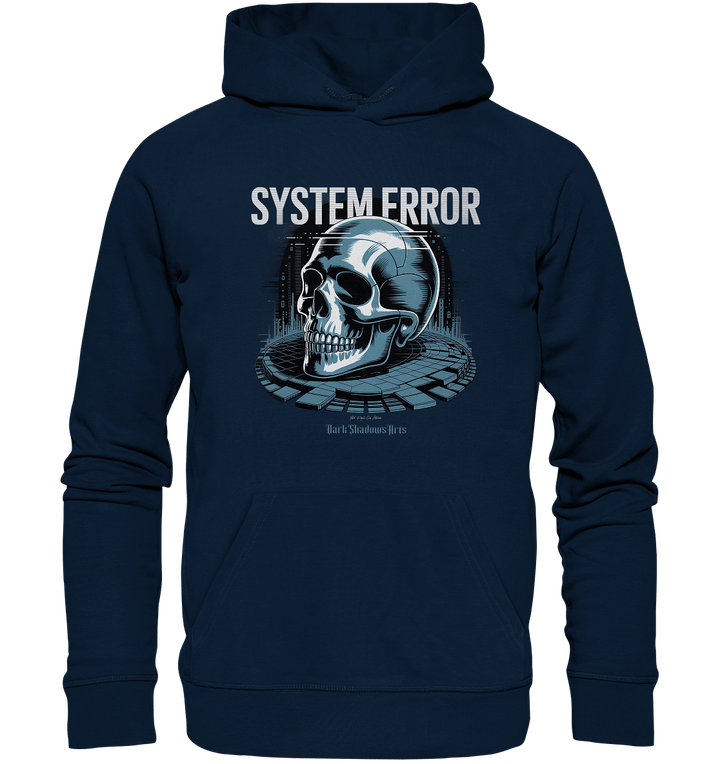 System Error - Digitale Dystopie und Cyber - Gothic Kunst - Organic Hoodie | Hoodies | Dark Shadows Arts