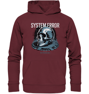 System Error - Digitale Dystopie und Cyber - Gothic Kunst - Organic Hoodie | Hoodies | Dark Shadows Arts