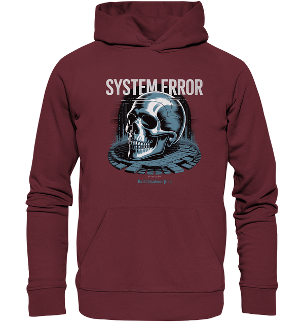 System Error - Digitale Dystopie und Cyber - Gothic Kunst - Organic Hoodie | Hoodies | Dark Shadows Arts