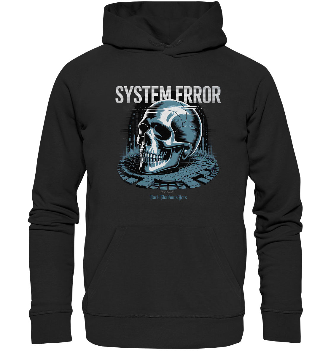 System Error - Digitale Dystopie und Cyber - Gothic Kunst - Organic Hoodie | Hoodies | Dark Shadows Arts