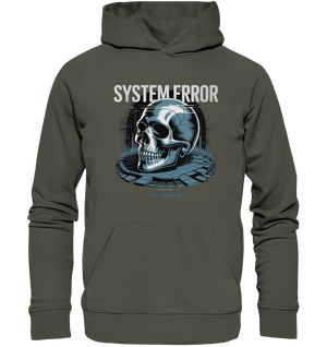 System Error - Digitale Dystopie und Cyber - Gothic Kunst - Organic Hoodie | Hoodies | Dark Shadows Arts