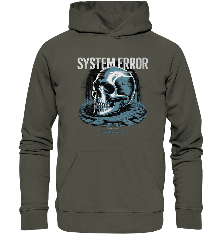 System Error - Digitale Dystopie und Cyber - Gothic Kunst - Organic Hoodie | Hoodies | Dark Shadows Arts