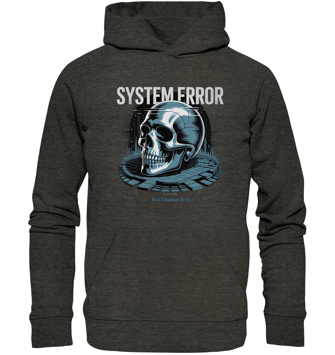 System Error - Digitale Dystopie und Cyber - Gothic Kunst - Organic Hoodie | Hoodies | Dark Shadows Arts