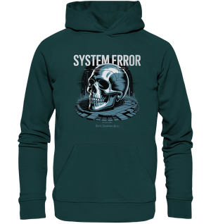 System Error - Digitale Dystopie und Cyber - Gothic Kunst - Organic Hoodie | Hoodies | Dark Shadows Arts