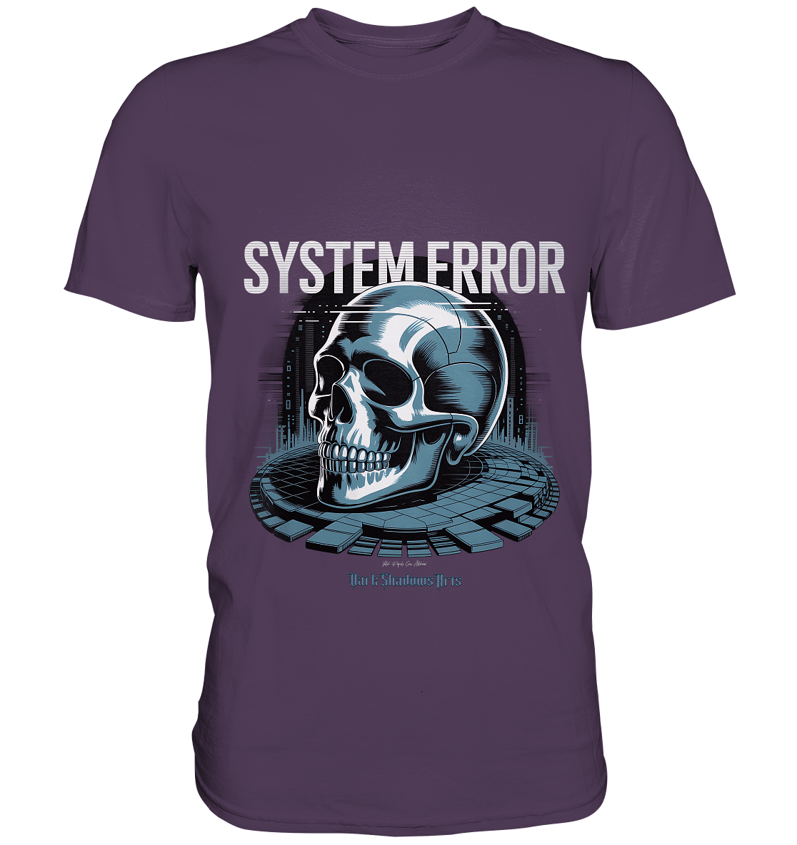 System Error - Digitale Dystopie und Cyber - Gothic Kunst - Premium Shirt | Unisex - Shirts | Dark Shadows Arts