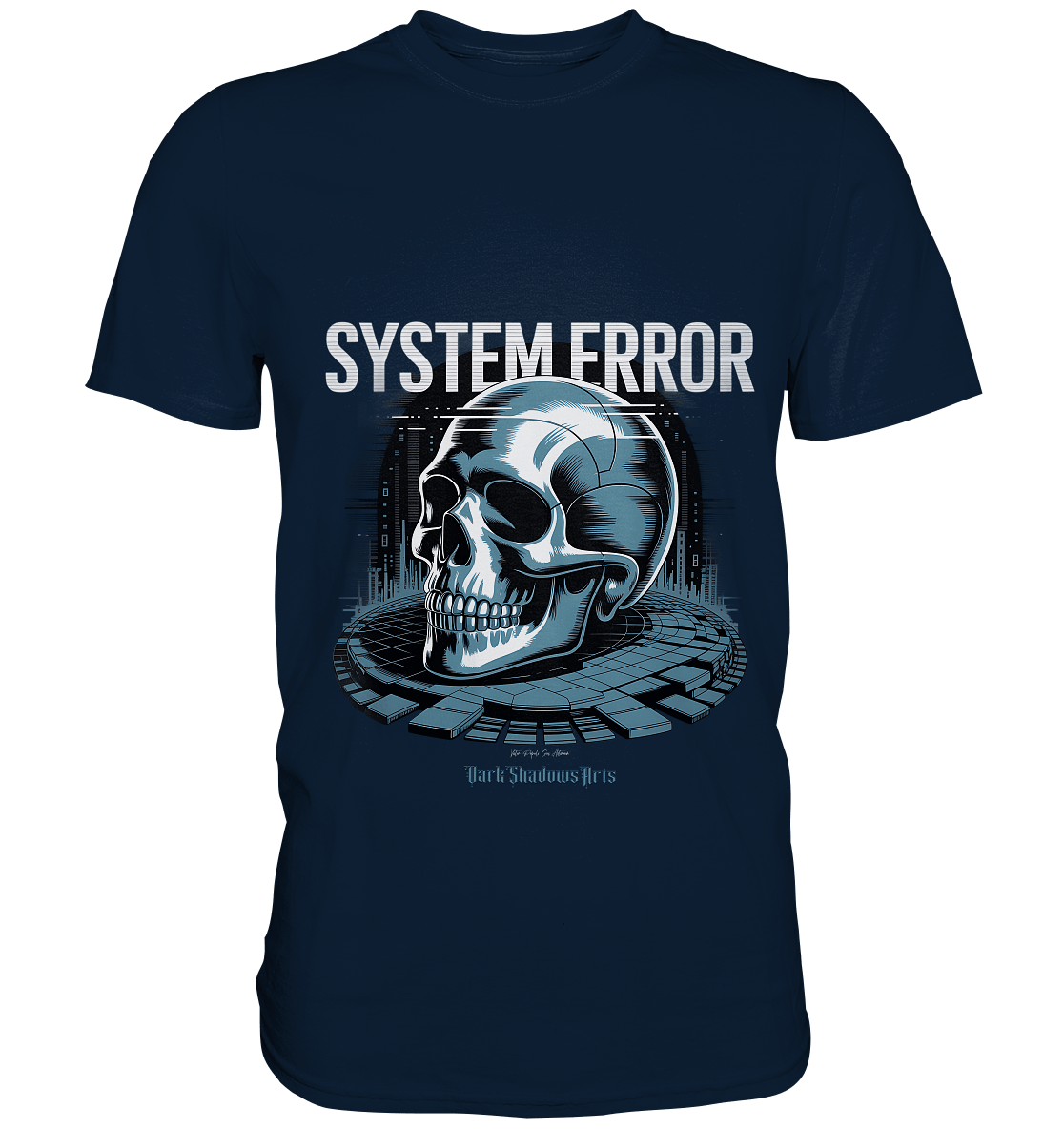 System Error - Digitale Dystopie und Cyber - Gothic Kunst - Premium Shirt | Unisex - Shirts | Dark Shadows Arts