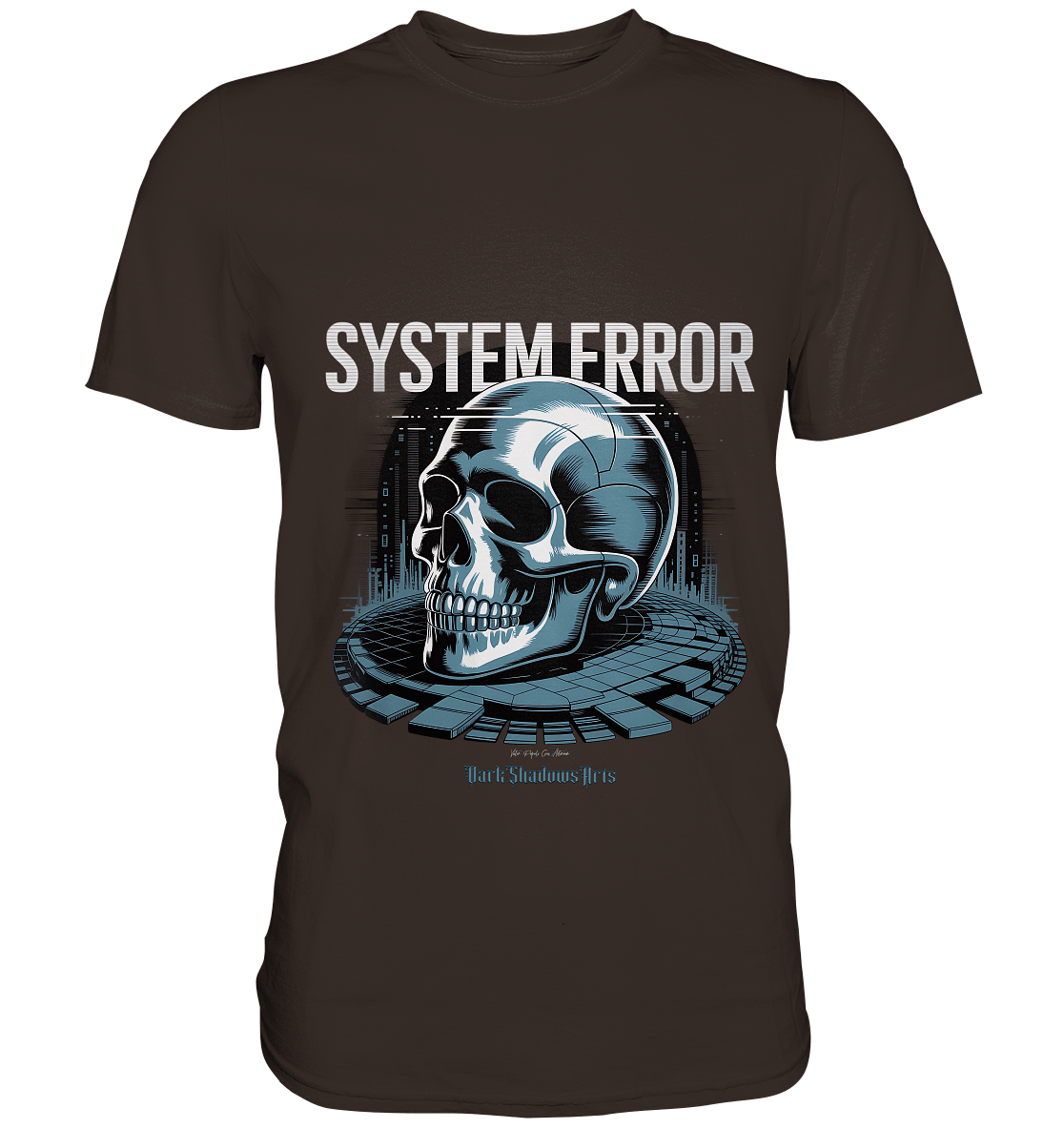 System Error - Digitale Dystopie und Cyber - Gothic Kunst - Premium Shirt | Unisex - Shirts | Dark Shadows Arts