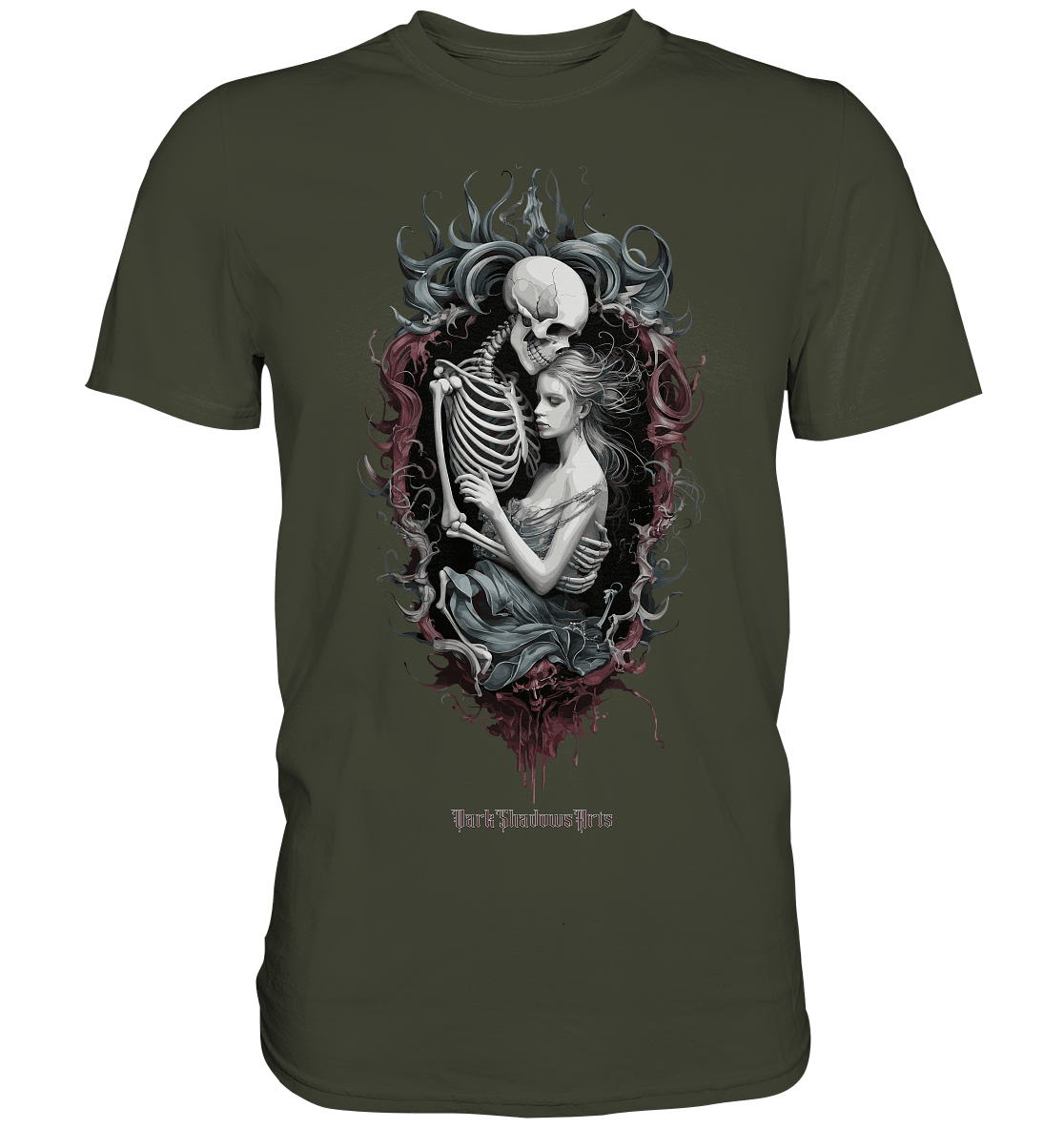 Tanz der Schatten - Leben & Tod vereint - Premium Shirt | Unisex - Shirts | Dark Shadows Arts