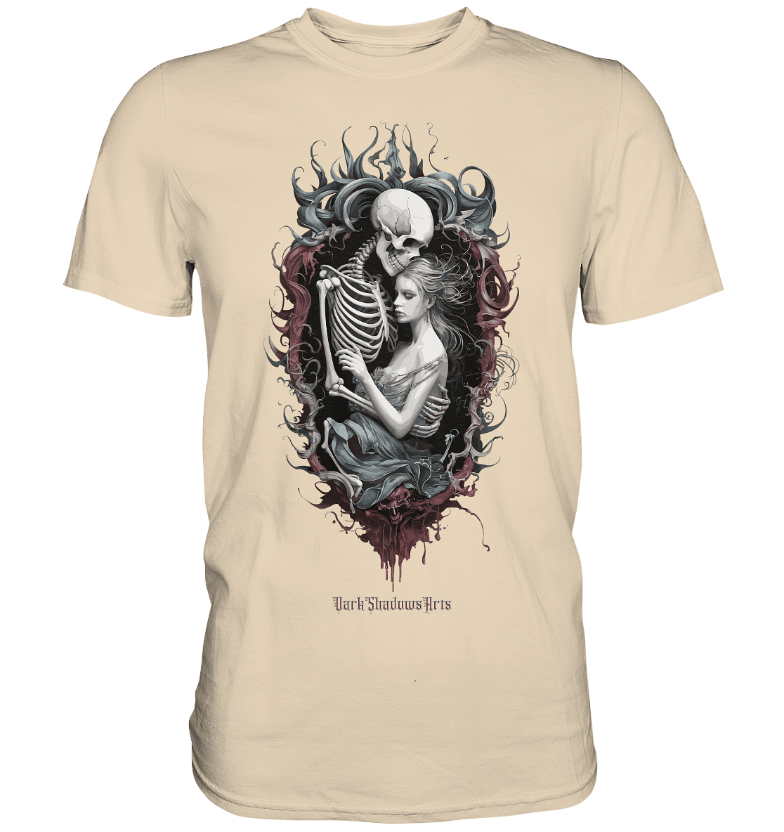 Tanz der Schatten - Leben & Tod vereint - Premium Shirt | Unisex - Shirts | Dark Shadows Arts