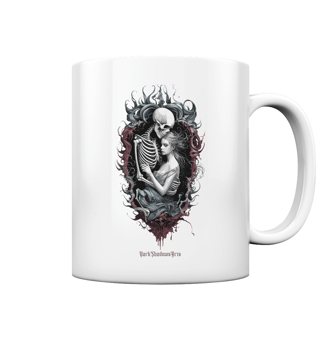 Tanz der Schatten - Leben & Tod vereint - Tasse glossy | Trinkgefäße | Dark Shadows Arts