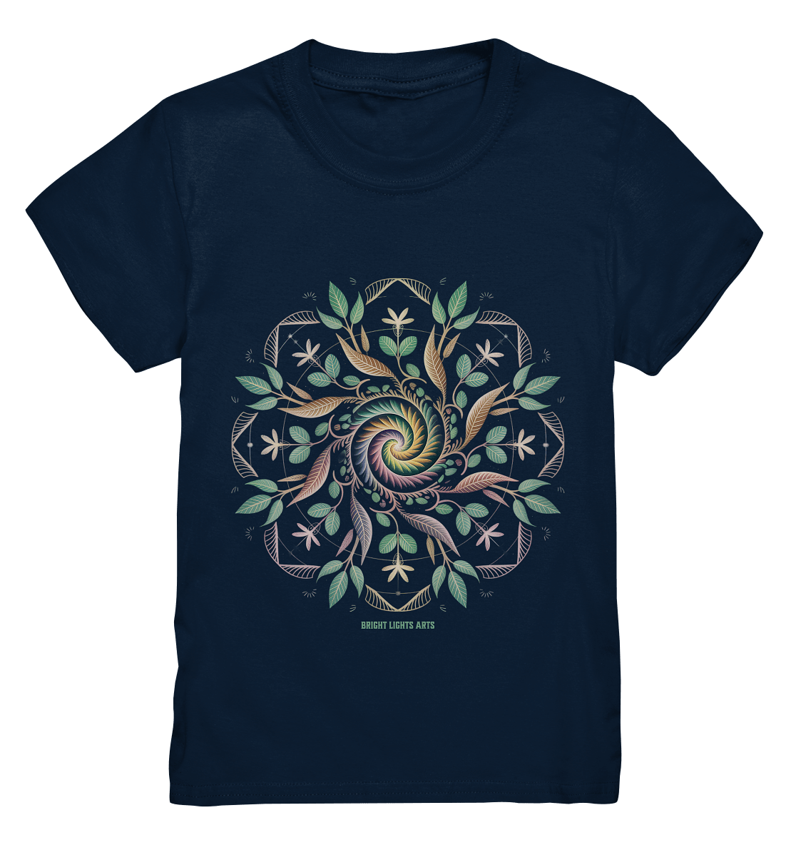 Terra Lumina – Leuchtendes Mandala aus Erde, Licht & Leben - Kids Premium Shirt | Kids & Babys | Dark Shadows Arts