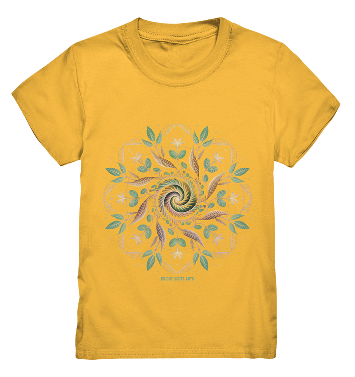 Terra Lumina – Leuchtendes Mandala aus Erde, Licht & Leben - Kids Premium Shirt | Kids & Babys | Dark Shadows Arts