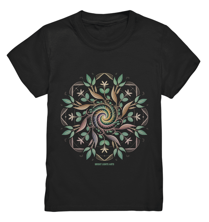 Terra Lumina – Leuchtendes Mandala aus Erde, Licht & Leben - Kids Premium Shirt | Kids & Babys | Dark Shadows Arts
