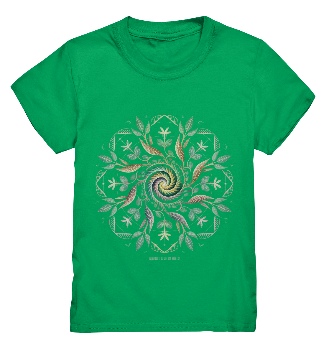 Terra Lumina – Leuchtendes Mandala aus Erde, Licht & Leben - Kids Premium Shirt | Kids & Babys | Dark Shadows Arts