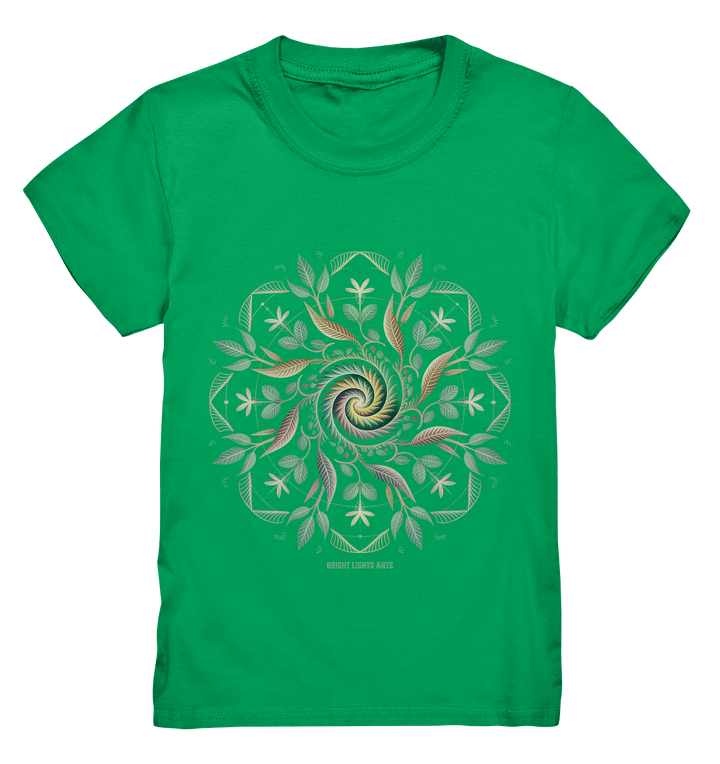 Terra Lumina – Leuchtendes Mandala aus Erde, Licht & Leben - Kids Premium Shirt | Kids & Babys | Dark Shadows Arts