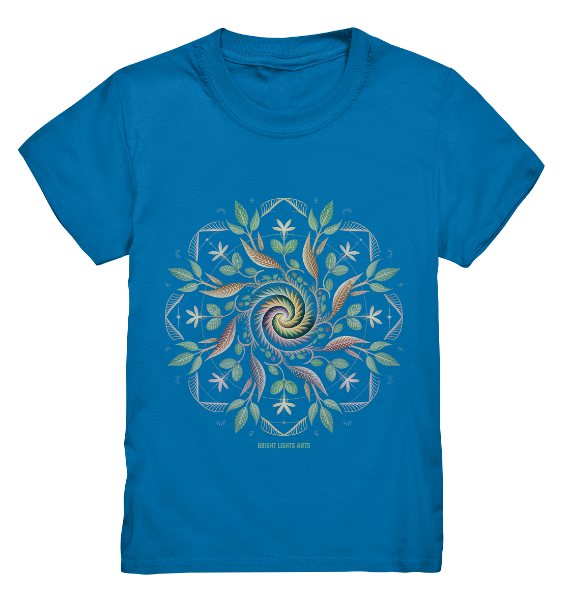 Terra Lumina – Leuchtendes Mandala aus Erde, Licht & Leben - Kids Premium Shirt | Kids & Babys | Dark Shadows Arts