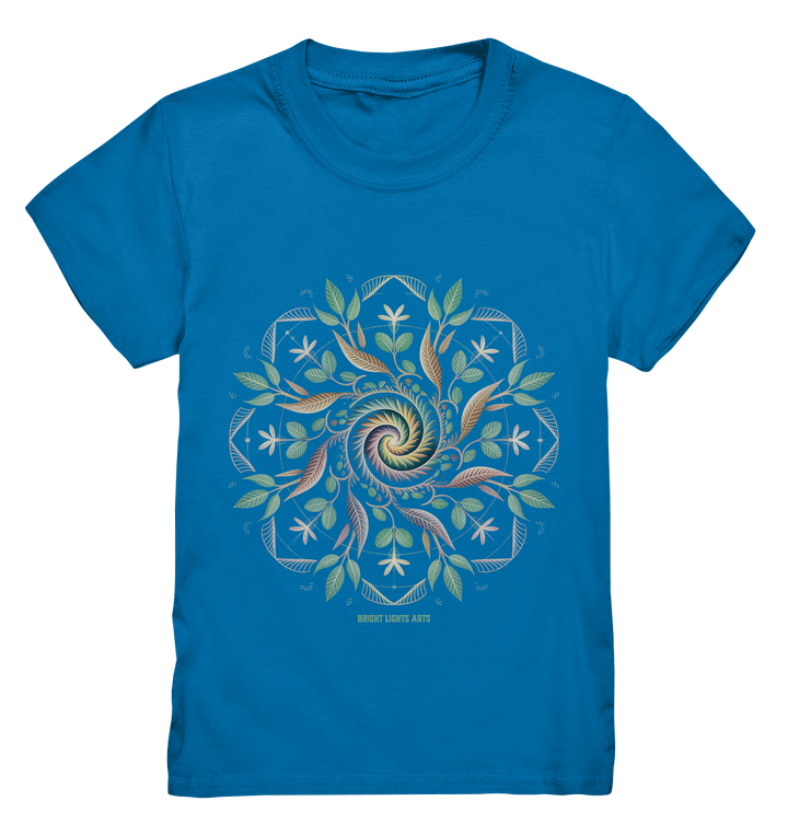 Terra Lumina – Leuchtendes Mandala aus Erde, Licht & Leben - Kids Premium Shirt | Kids & Babys | Dark Shadows Arts