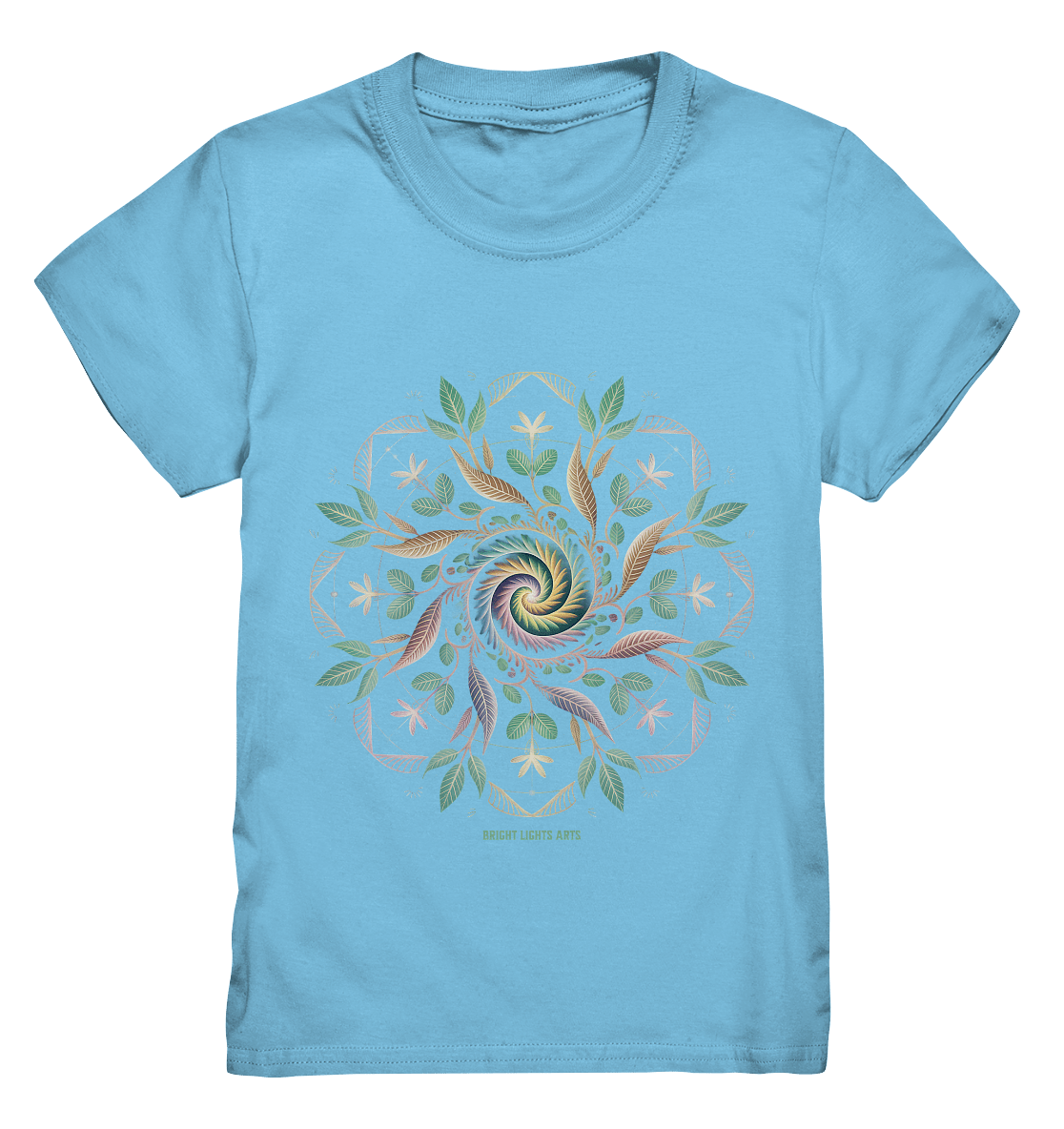 Terra Lumina – Leuchtendes Mandala aus Erde, Licht & Leben - Kids Premium Shirt | Kids & Babys | Dark Shadows Arts