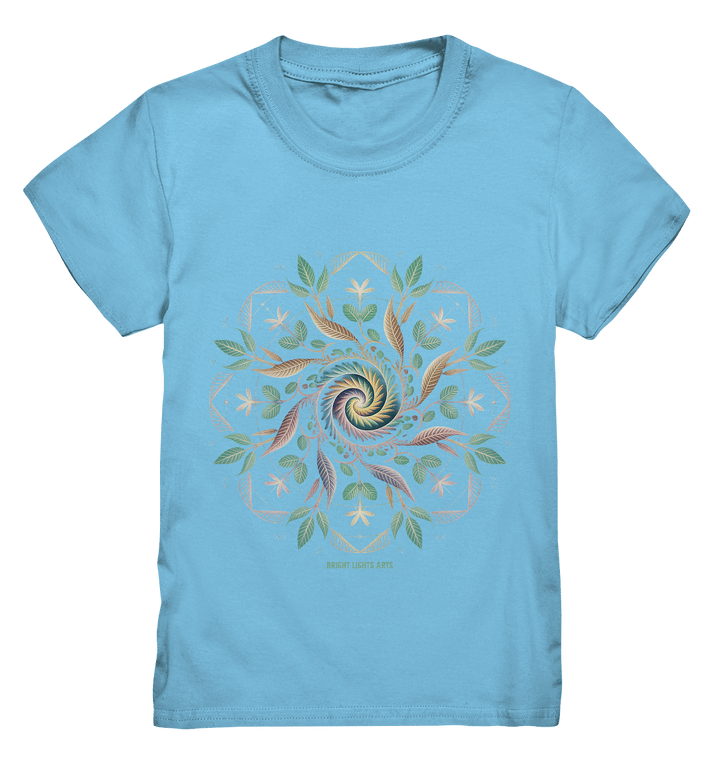 Terra Lumina – Leuchtendes Mandala aus Erde, Licht & Leben - Kids Premium Shirt | Kids & Babys | Dark Shadows Arts