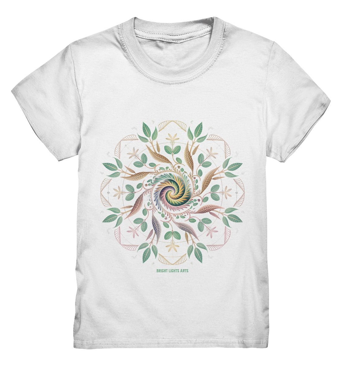 Terra Lumina – Leuchtendes Mandala aus Erde, Licht & Leben - Kids Premium Shirt | Kids & Babys | Dark Shadows Arts