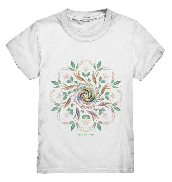 Terra Lumina – Leuchtendes Mandala aus Erde, Licht & Leben - Kids Premium Shirt | Kids & Babys | Dark Shadows Arts